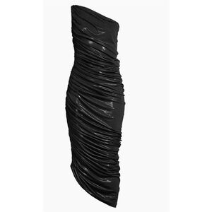 New | Norma Kamali Metallic Black Medium